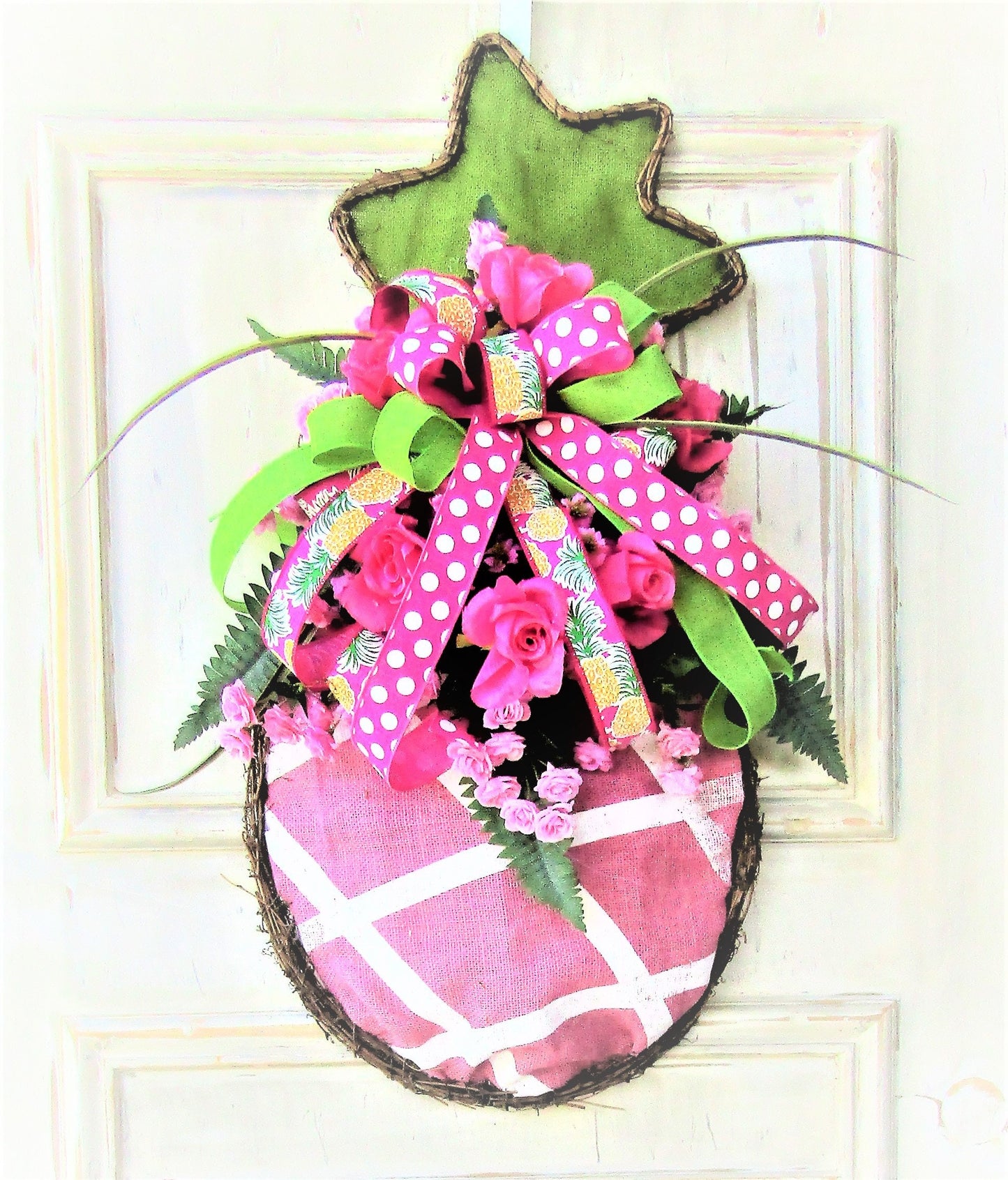 Summer Wreath for Front Door, Beach Wreath, Tropical Door Hanger, Tropical Wreath, Luau Decoration, Front Porch Decor, Unique Home Decor