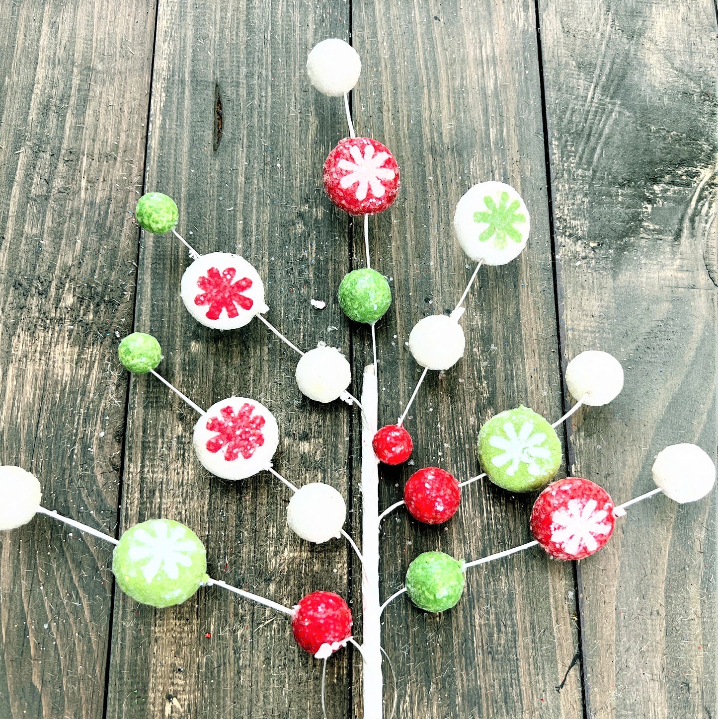 Peppermint Candy Pick, Christmas Candy Spray, Mixed Candy Pick, Wreath Attachment, Christmas Candy Spray, Holiday Candy Pick, Regency Floral