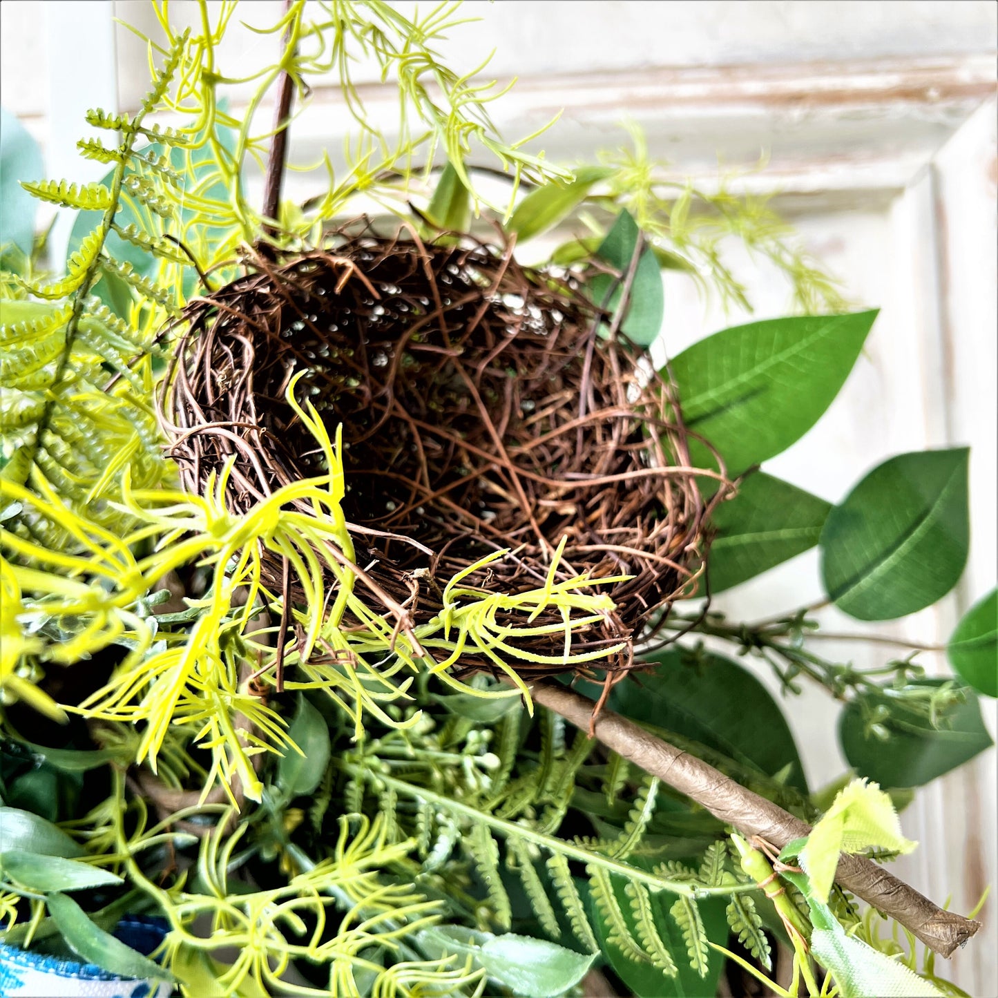 Fern Wreath, Spring Greenery Wreath, Botanical Decor, Summer Wreath, Cottage Home Decor, Everyday Wreath, Mother's Day Gift, Housewarming