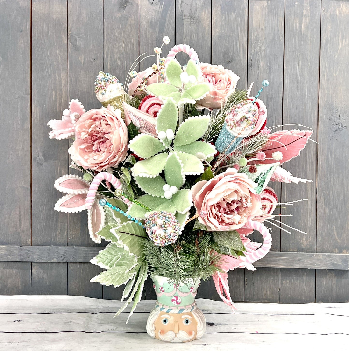 Nutcracker Centerpiece, Nutcracker Decor, Christmas Centerpiece, Christmas Decor, Christmas Gift, Festive Table Decor, Handmade Holiday Gift