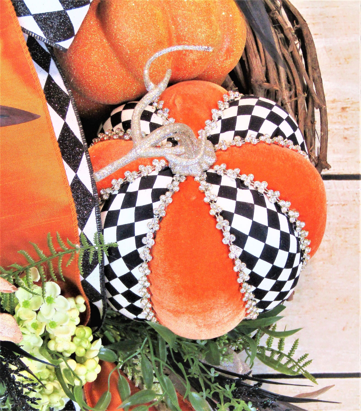 Fall wreath for front door, Fall Pumpkin wreath, Outdoor Fall Wreath, Fall Decor, Mark Roberts Pumpkin Wreath, Thanksgiving Decor