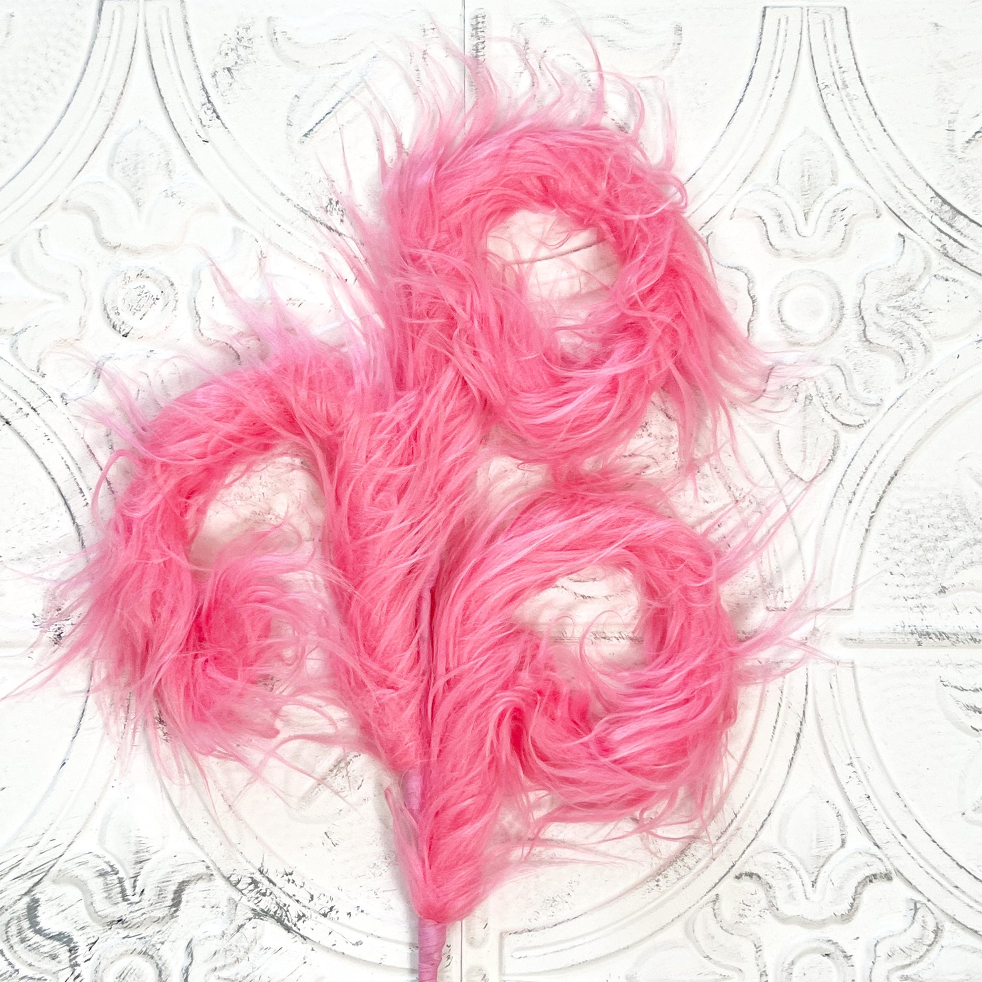 28" Fuzzy Curly Spiral Spray | Black, Orange, Pink or Magenta | Halloween Decor | Wreath Attachment | Whimsical Wreath Accent