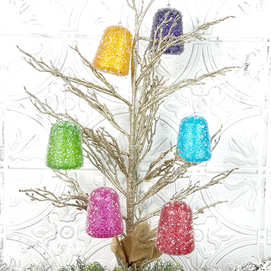 Iced Gumdrop Ornament Set, Candy Christmas Decor, Holiday Gumdrop Ornaments, Colorful Christmas Ornaments, Christmas Tree Decorations