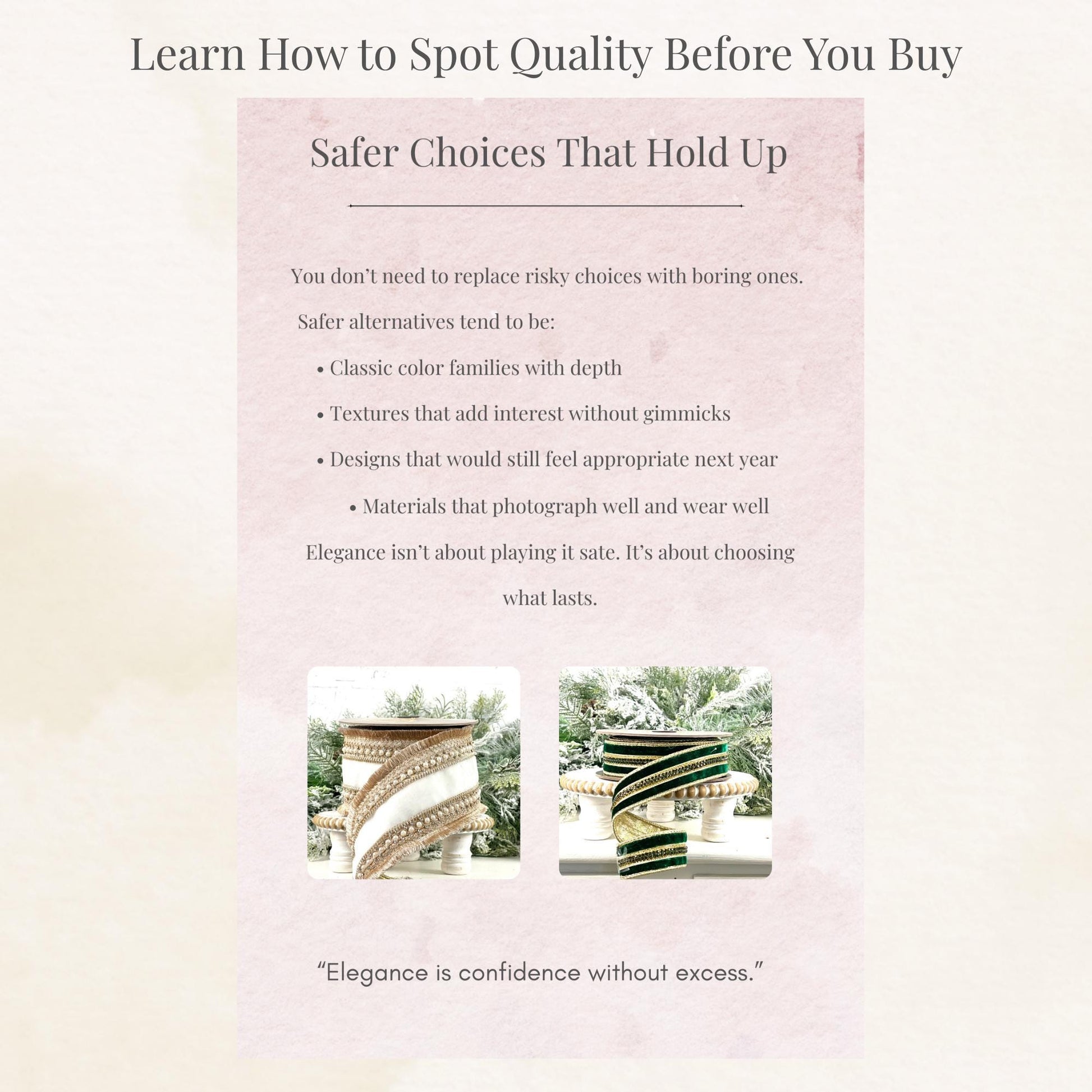 Taste Protection, Digital Ribbon Guide, How to Choose Quality Ribbon, Designer Ribbon Buying Guide, Instant Download