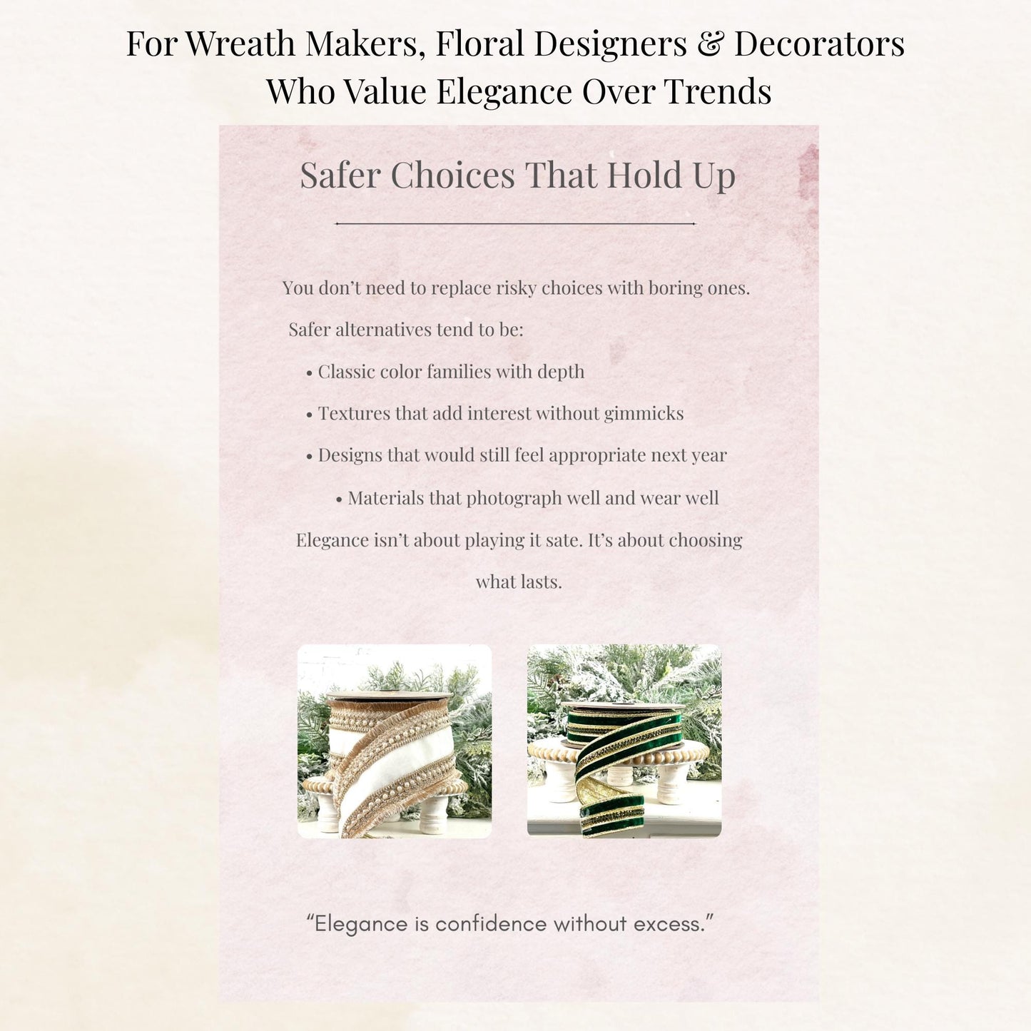 Taste Protection, Digital Ribbon Guide, How to Choose Quality Ribbon, Designer Ribbon Buying Guide, Instant Download