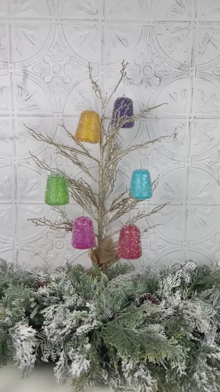 Iced Gumdrop Ornament Set, Candy Christmas Decor, Holiday Gumdrop Ornaments, Colorful Christmas Ornaments, Christmas Tree Decorations